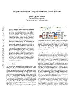 Image Captioning with Compositional Neural Module Networks