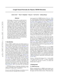 Graph Neural Networks for Massive MIMO Detection