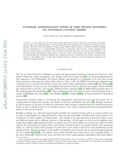 Universal Approximation Power of Deep Residual Neural Networks via
  Nonlinear Control Theory
