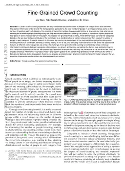 Fine-Grained Crowd Counting