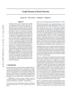 Graph Structure of Neural Networks