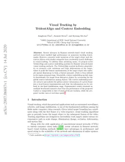 Visual Tracking by TridentAlign and Context Embedding