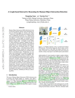 A Graph-based Interactive Reasoning for Human-Object Interaction
  Detection