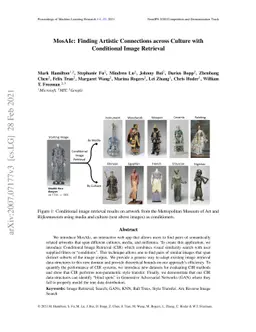 MosAIc: Finding Artistic Connections across Culture with Conditional
  Image Retrieval