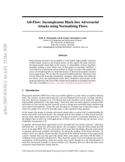 AdvFlow: Inconspicuous Black-box Adversarial Attacks using Normalizing
  Flows