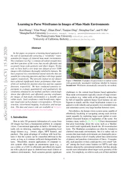 Learning to Parse Wireframes in Images of Man-Made Environments