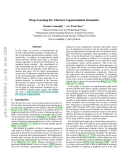 Deep Learning for Abstract Argumentation Semantics