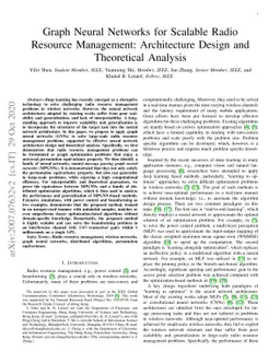 Graph Neural Networks for Scalable Radio Resource Management:
  Architecture Design and Theoretical Analysis