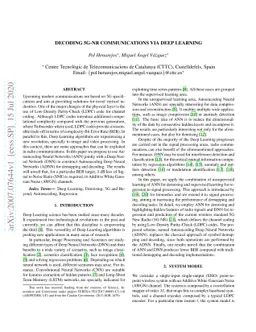 Decoding 5G-NR Communications via Deep Learning
