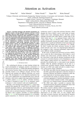 Attention as Activation