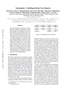 Xiaomingbot: A Multilingual Robot News Reporter