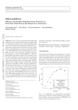 EfficientHRNet: Efficient Scaling for Lightweight High-Resolution
  Multi-Person Pose Estimation