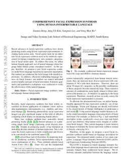 Comprehensive Facial Expression Synthesis using Human-Interpretable
  Language
