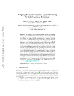 Weighing Counts: Sequential Crowd Counting by Reinforcement Learning