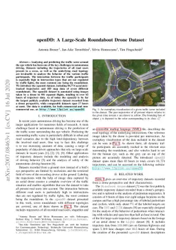 openDD: A Large-Scale Roundabout Drone Dataset