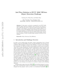 2nd Place Solution to ECCV 2020 VIPriors Object Detection Challenge