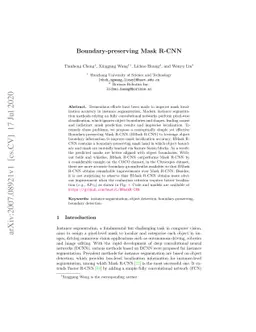 Boundary-preserving Mask R-CNN