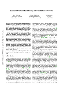 Structural Attacks on Local Routing in Payment Channel Networks