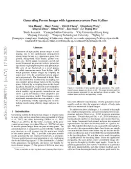 Generating Person Images with Appearance-aware Pose Stylizer