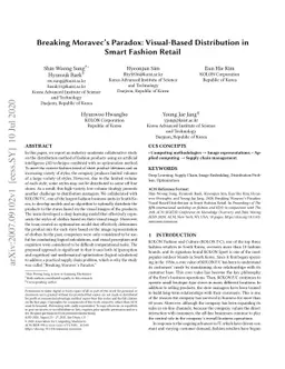 Breaking Moravec's Paradox: Visual-Based Distribution in Smart Fashion
  Retail