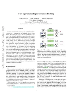 Scale Equivariance Improves Siamese Tracking