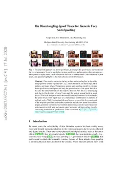 On Disentangling Spoof Trace for Generic Face Anti-Spoofing