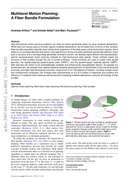Multilevel Motion Planning: A Fiber Bundle Formulation