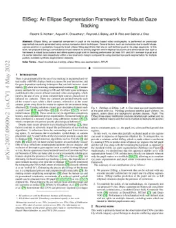 EllSeg: An Ellipse Segmentation Framework for Robust Gaze Tracking