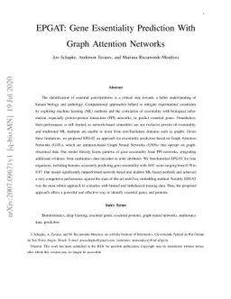 EPGAT: Gene Essentiality Prediction With Graph Attention Networks