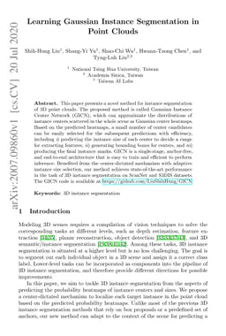 Learning Gaussian Instance Segmentation in Point Clouds