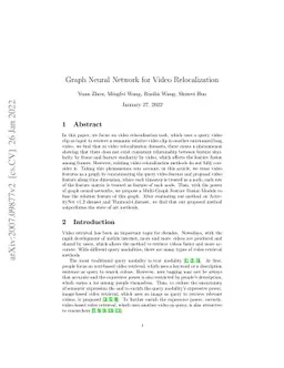 Graph Neural Network for Video Relocalization