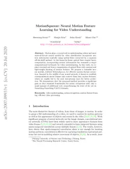 MotionSqueeze: Neural Motion Feature Learning for Video Understanding