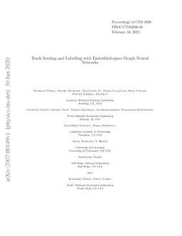 Track Seeding and Labelling with Embedded-space Graph Neural Networks