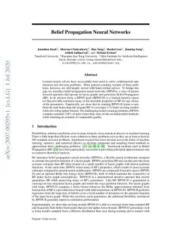 Belief Propagation Neural Networks