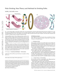 Polar Stroking: New Theory and Methods for Stroking Paths