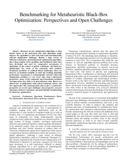 Benchmarking for Metaheuristic Black-Box Optimization: Perspectives and
  Open Challenges