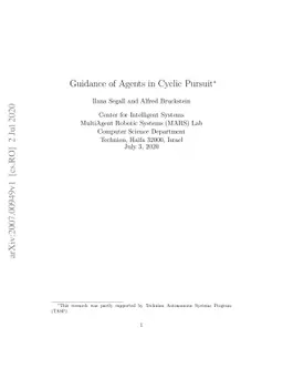 Guidance of Agents in Cyclic Pursuit