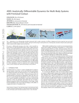 ADD: Analytically Differentiable Dynamics for Multi-Body Systems with
  Frictional Contact