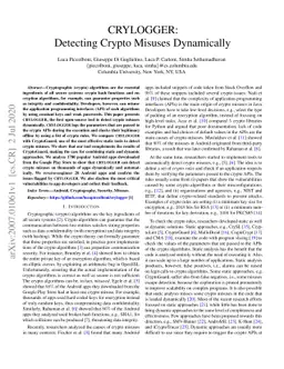 CRYLOGGER: Detecting Crypto Misuses Dynamically