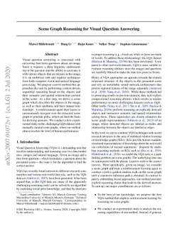 Scene Graph Reasoning for Visual Question Answering
