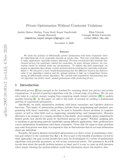 Private Optimization Without Constraint Violations