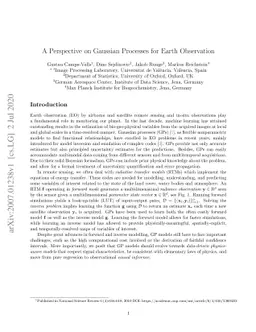 A Perspective on Gaussian Processes for Earth Observation