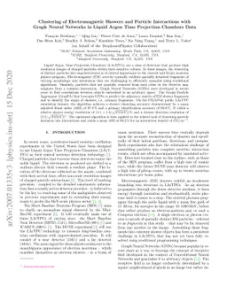 Clustering of Electromagnetic Showers and Particle Interactions with
  Graph Neural Networks in Liquid Argon Time Projection Chambers Data