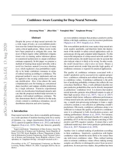 Confidence-Aware Learning for Deep Neural Networks