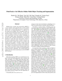 PointTrack++ for Effective Online Multi-Object Tracking and Segmentation