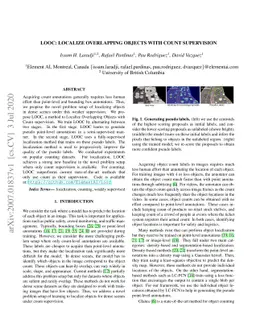 LOOC: Localize Overlapping Objects with Count Supervision