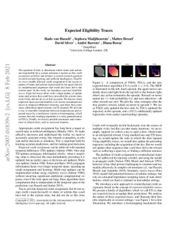 Expected Eligibility Traces