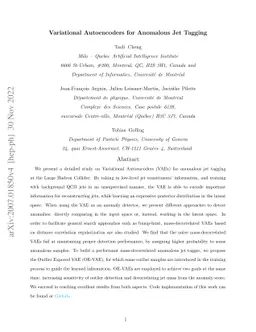 Variational Autoencoders for Anomalous Jet Tagging