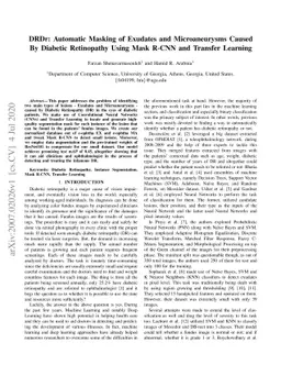 DRDr: Automatic Masking of Exudates and Microaneurysms Caused By
  Diabetic Retinopathy Using Mask R-CNN and Transfer Learning