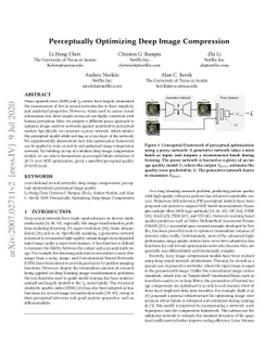 Perceptually Optimizing Deep Image Compression